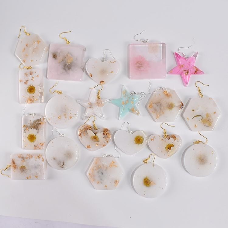 Keychain Earring Pendant Casting Mold Ornament 3D Silicone Epoxy Casting Mould