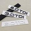 2026 Hot 3D ABS Car Logo 1.9 2.0 2.8 3.0 4.2 TDI 3.6 Sticker Trunk Emblem Rear Badge For Audi  A3 A4 A5 A6 A7 A8 Q3 Q5 Q7 Q8 Accessroies