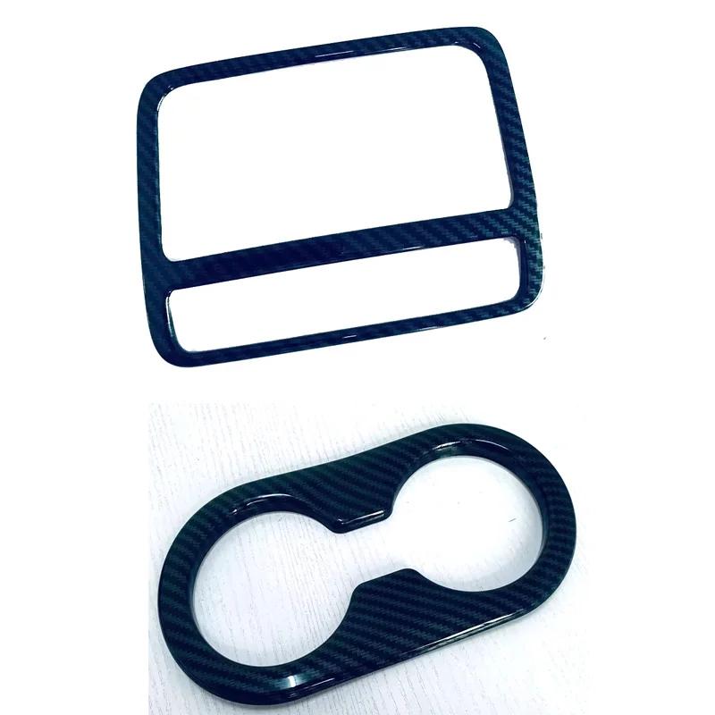 For Mazda CX60 cx 60 2024 ABS Car Interior Rear Seat Car Air Conditioner Outlet Vent Rear Water Cup Holder Cover Trim