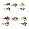 Appâts Flottants Guêpes Chenille Lot de 4 ABS Dur Leurres de Pêche Topwater pour Lancer et Surfaces Couvrent l'Eau
