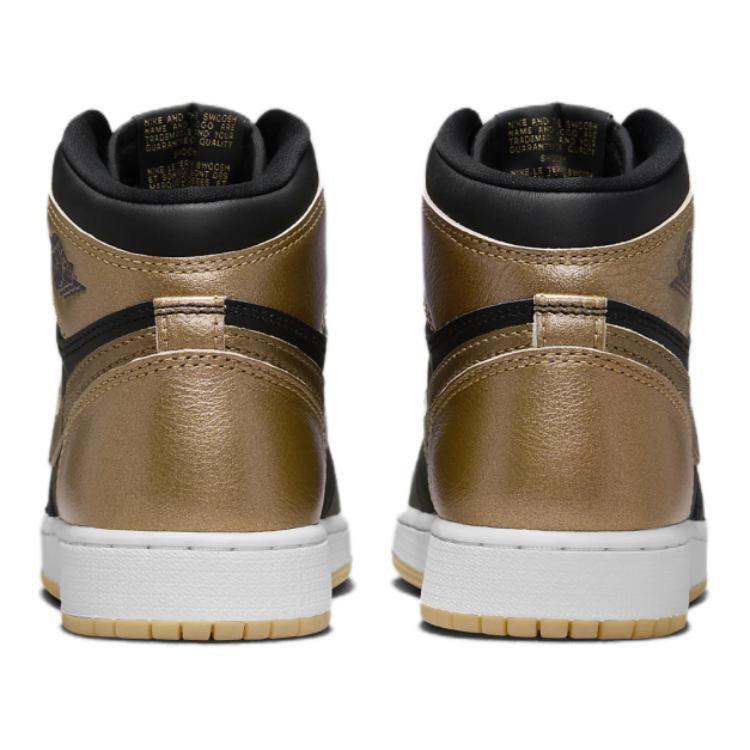 New Jordan 1 Retro High OG Black Metallic Gold GS FD1437-071