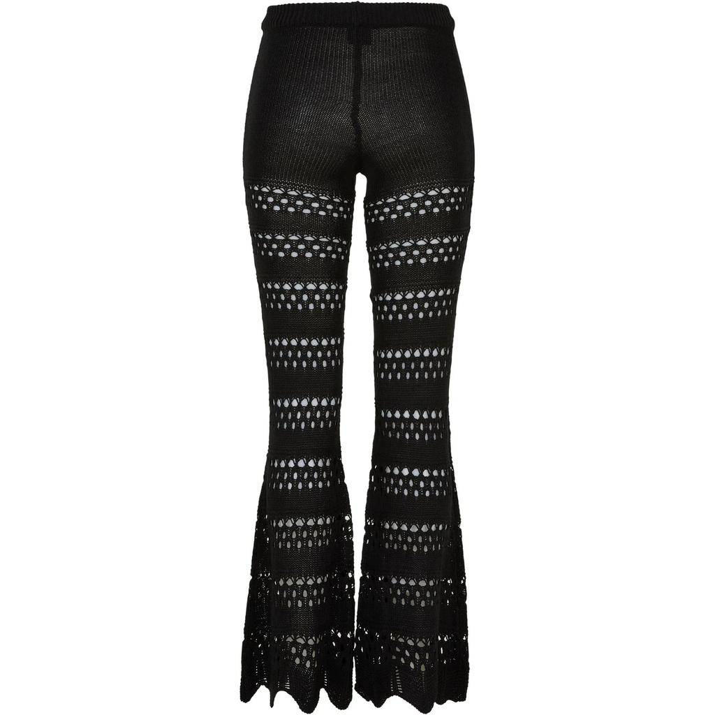 Urban Classics Womens/Ladies Knitted Crochet Flared Leggings