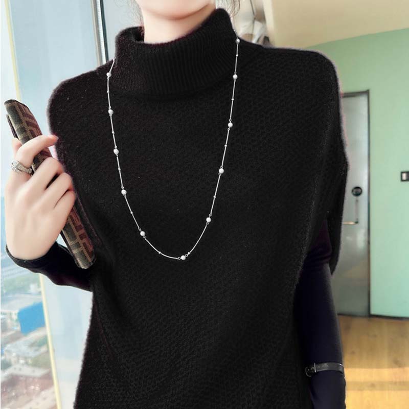 Vest for Women Cotton Autumn Winter Sleeveless Tops Knitted Sweater Vest Oversize Thickened Vest