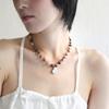 Rubati Necklace_Brown Jasper Ammonite