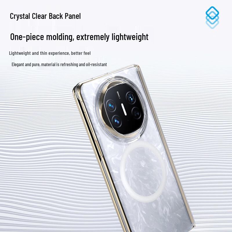 Huawei Mate X6 Transparent Magnetic Foldable Case