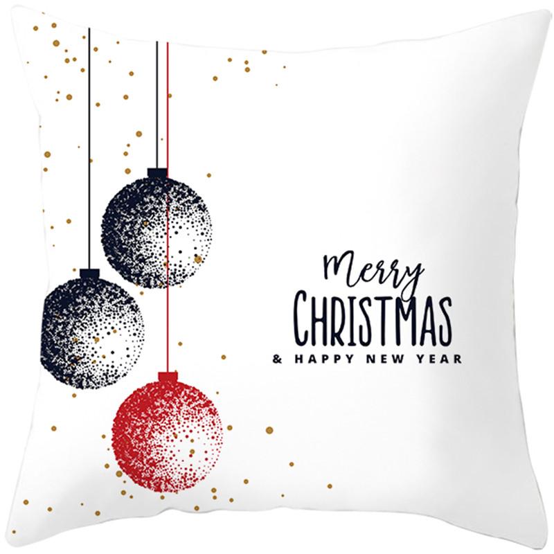 Merry Christmas holiday decoration cushion cover sofa office seat car ornaments bedroom room home  45x45cm