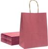 20pcs Kraft Paper Bags with Handle Gift Bags 20.5cmx11cmx28cm Multifuntion Packaging Bags Wedding Party Favor Bag