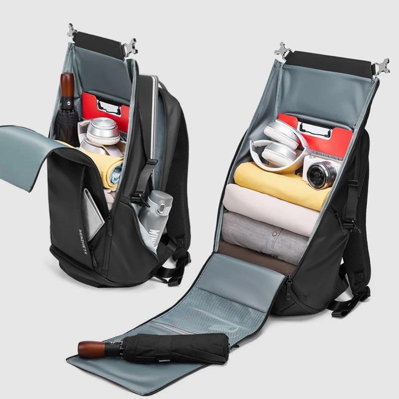 Men's Travel Backpack For 15.6 Inch Laptop Backpack Quality Mochila Luxury Waterproof School Backpacks Aesthetic Travel Bag Male