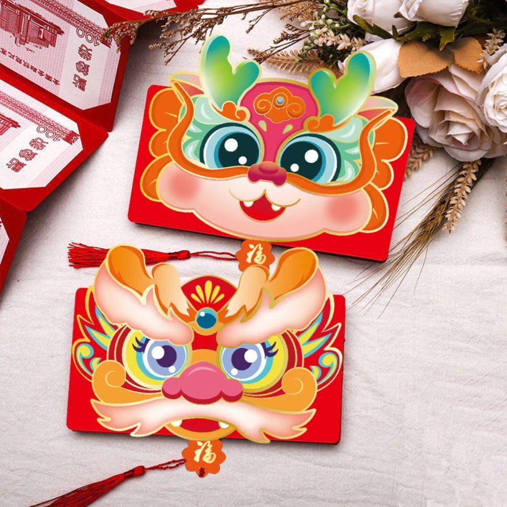 Paper Chinese Red Envelope Chinese Style Red Packet Creative Folding Red Envelopes Spring Festival