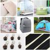 6pcs Instant Zipper Universal Instant Fix Repair Kit Replacement Zip Slider Teeth Multifunctional For 3 Different Size