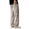 High-end Old Money Style Texture Straight Men's Casual Pants Spring and Summer Thin Anti-wrinkle Splicing Loose Wide-leg Pants