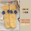 Coral fleece socks women's ugly cute doll duck cartoon socks medium tube socks fluffy plush thickened home sleeping floor socks