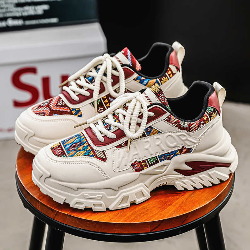 Fashion Round Tip PU Leather Man Boots High Sneakers Husband Shoes Purple Boots Sports Outing Sapatenos Sapatenes Luxe