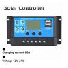 60A Charge Controller - Solar Panel Charge Controller 12V 24V Max 48V 1560W Input Adjustable Parameter Lcd Display