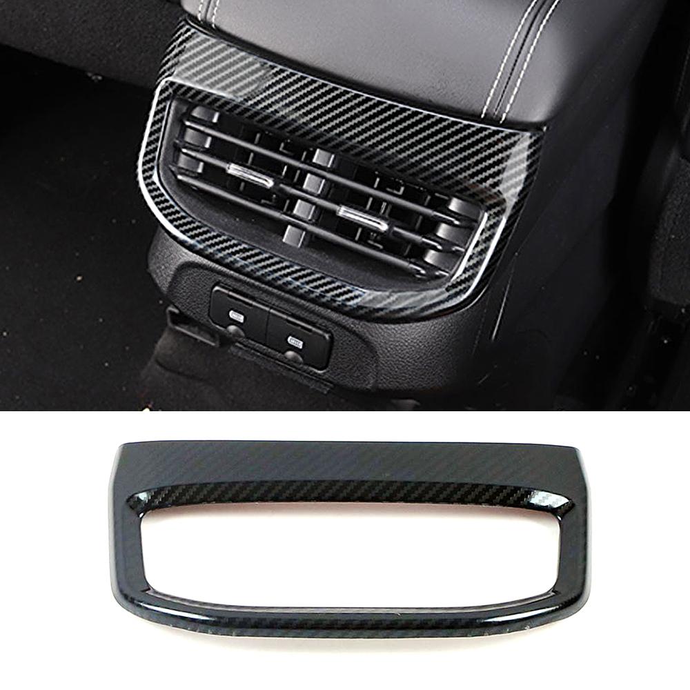 For Haval H6 3rd Gen  2022 Car Center Console Part Trim Modify Carbon Fiber Color Change Stainless Steel Decoration