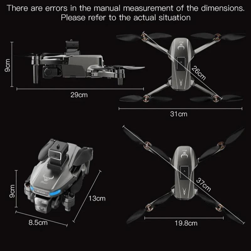 SG901 MAX GPS Drohne Professionell 8K Luftaufnahme HD Hindernisvermeidung mit größerem Bildschirm Fernbedienung Faltbare Bürstenlose Drohne