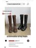 Rapid Delivery: 2025 Women's Retro Hidden Heel Western Motorcycle Boots
