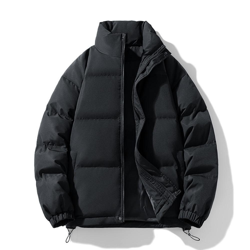 Thickened warm youth casual versatile jacket men's trendy brand stand-up collar men's clothing