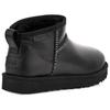 UGG Classic Ultra Mini Leather Regen Boot Black Women Sneakers 1163490-BLK