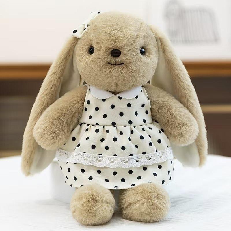Jucărie de pluș Annie Iepuraș Kawaii Adorabil Pufoasă Animal de pluș Iepuraș Pernă de îmbrățișat