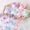 2pcs Sweet Hair Clips Mesh Colorful Butterfly for Princess Girl Pearl Long Tassel Braided Open Hairpin Headwear Hair Accessories