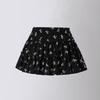 Floral Skirt for Kids High Waist Thin Girls Pleated Skirt Short Fashion Tennis Baseball Casual All-match Children A-line Skirt