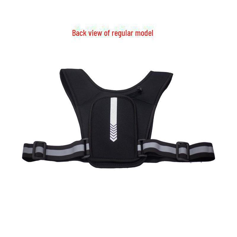 Unisex Outdoor Running and Mountaineering Chest Backpack with Water Bottle Holder and Phone Pocket