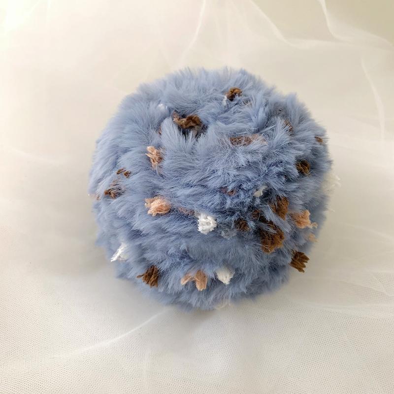 50g Pletení Zima Umělá kožešina Vynikající DIY Tkaní Ručně míchané Ručně vyráběné Háčkování Řemeslné materiály Tkaný šátek Vícebarevný