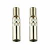 2 Piece Tire Valve Stem Extension Adapter for Car Motorcycle Bike - Chrome Plated Brass for Standard Tire Valve Use Stem Caps1