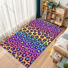 Colorful Leopard Art Print Carpet for Living Room Bedroom Sofa Creative Doormat Home Decor Area Rugged Non-slip Mat for Gifts