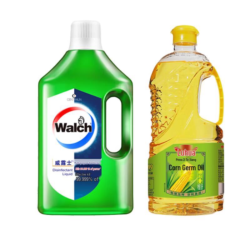 Lu Hua Corn Oil & Walch Disinfectant Bundle
