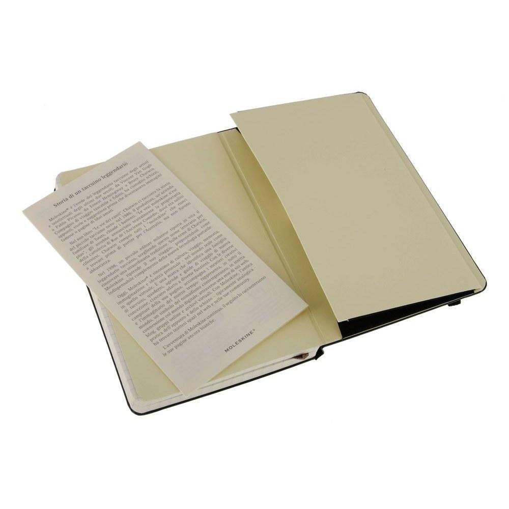 Moleskine Classic Notebook Hard Cover Graph Pocket Size (9cm x 14cm) Black MM712