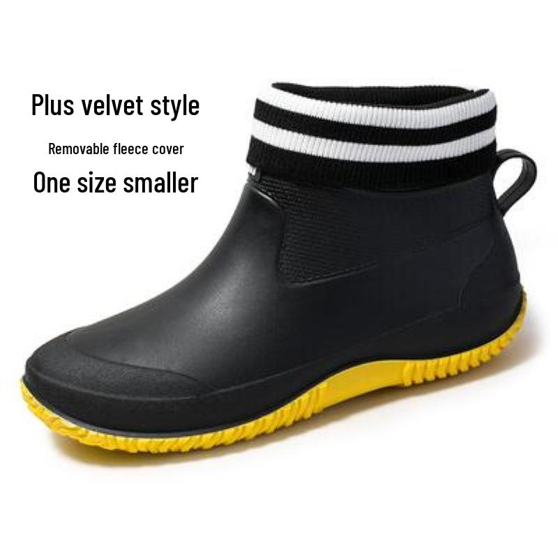 Lehké Vodotěsné Pánské a Dámské Gumové Holínky - Odolné proti Opotřebení, Nízký Svršek pro Venkovní Použití