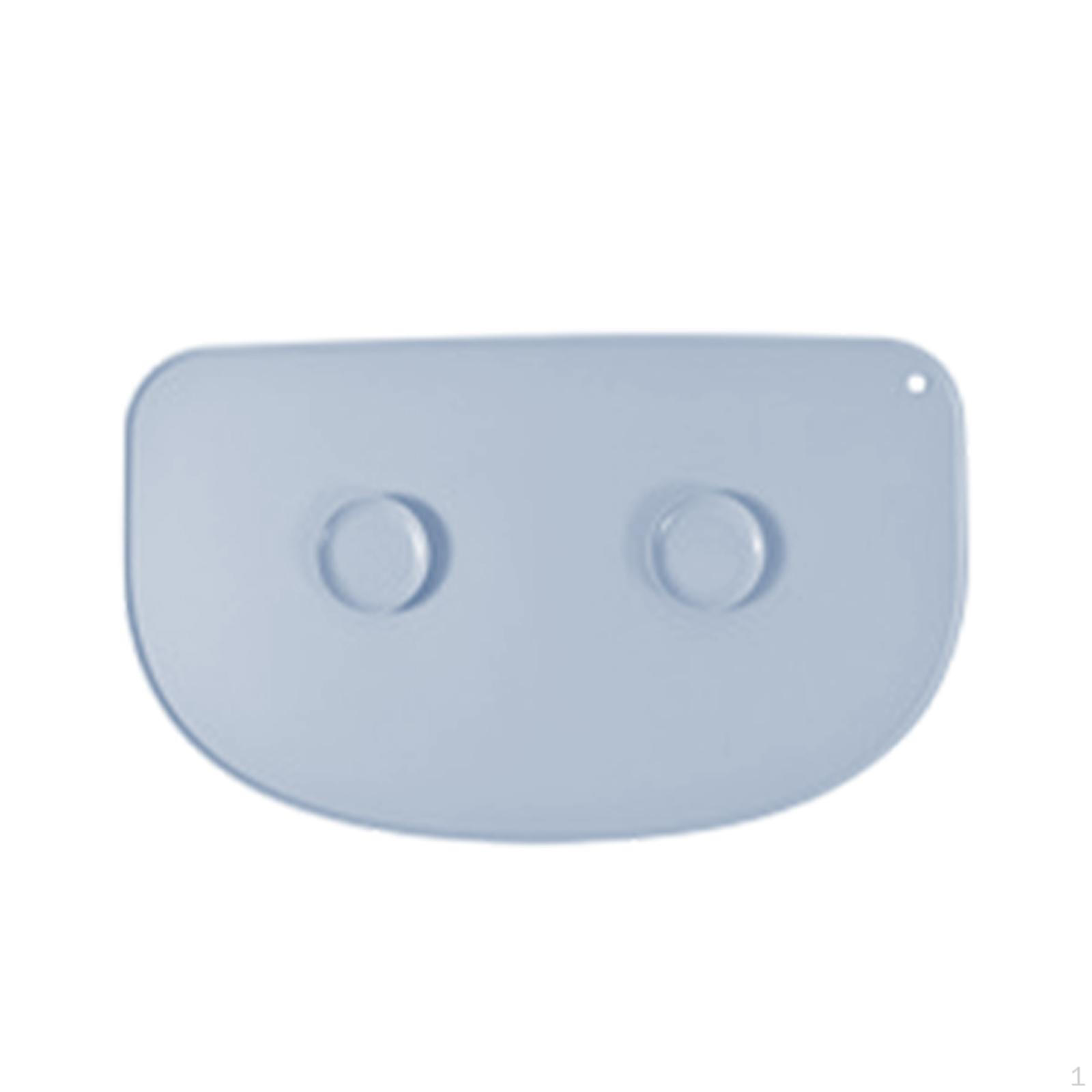 

Dog Food Mat Dogs Feeding Bowl Easy to Clean Raised Edges Non Slip Silicone Portable Puppy Dish blue Semicircular