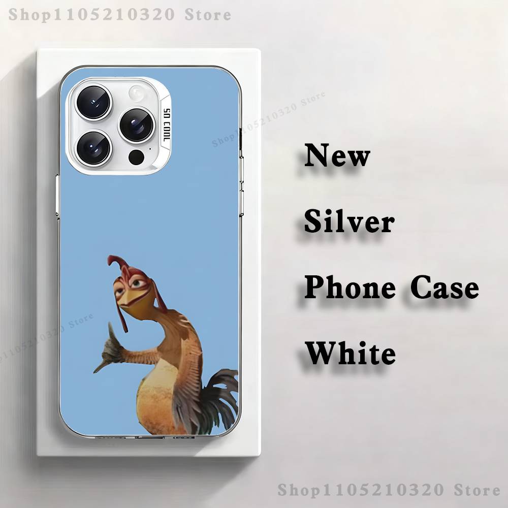 Chicken J-Joe Surf Phone Case For iPhone 17,16,15,14,13,12,11,Pro,Max,Plus,E,Air,Mini White Tpu Cover iPhone13
