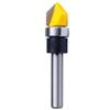 Woodworking Trimming Machine Use V Groove Router Bit Carbide Router Bit For Woodworking Long-lasting Sharpness