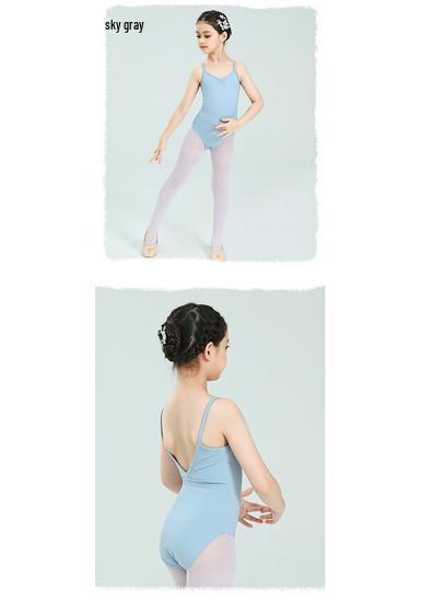 Girls' Strappy Dancewear: Ballet, Gymnastics & Chinese Dance Practice Outfit