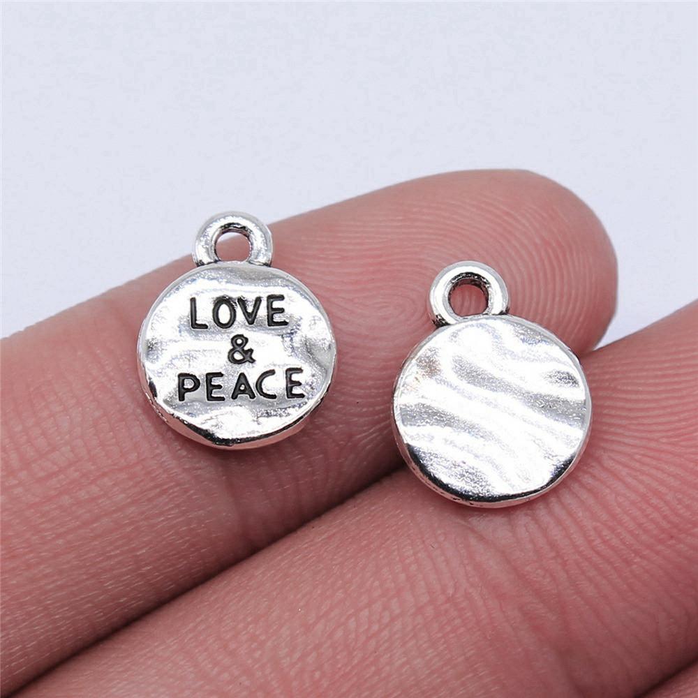 Charms Rectangle Tags Badges Friendship Pendants Minimalist Jewelry Components QC104