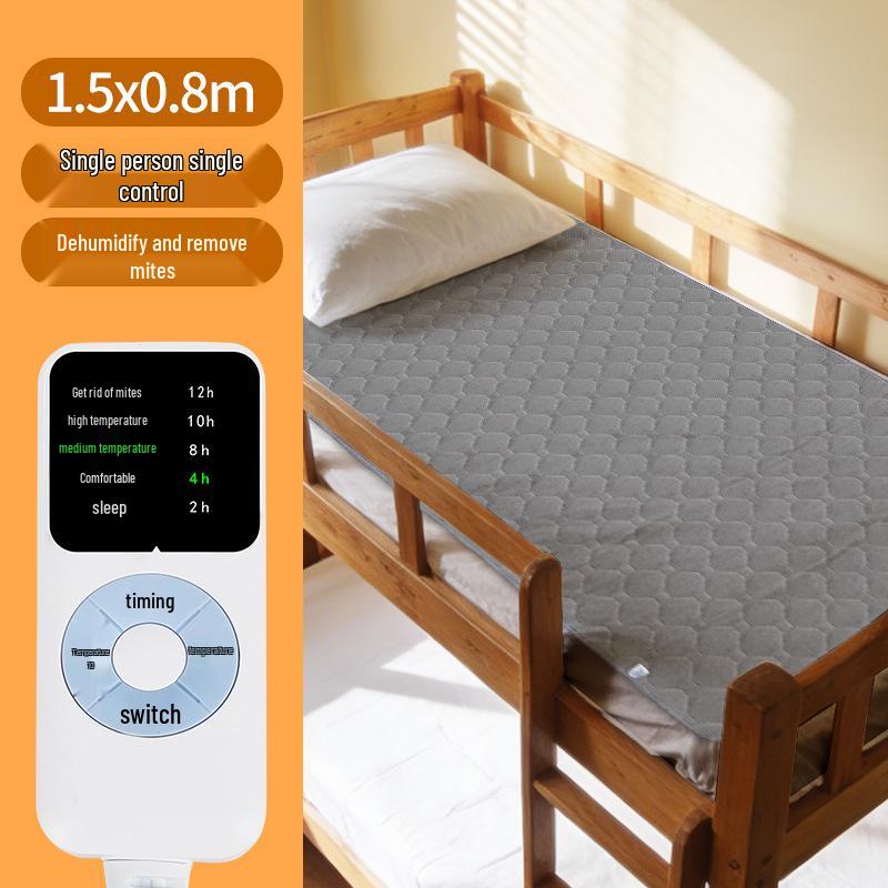 Yu Zhaolin Timed Safe Smart Electric Blanket, Milk Velvet, Single/Double, Perfect for Home or Dorm.