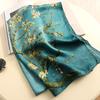 Van Gogh Oil Painting Silk Scarf Long Shawl 100% Satin Gift Mom