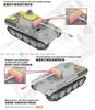 Vespid Modell 1/72 Deutscher Panther Ausf. G-Typ mit Stahlrädern und Flugabwehrpanzerung, 2-in-1 Kunststoffmodellbausatz VPM720009