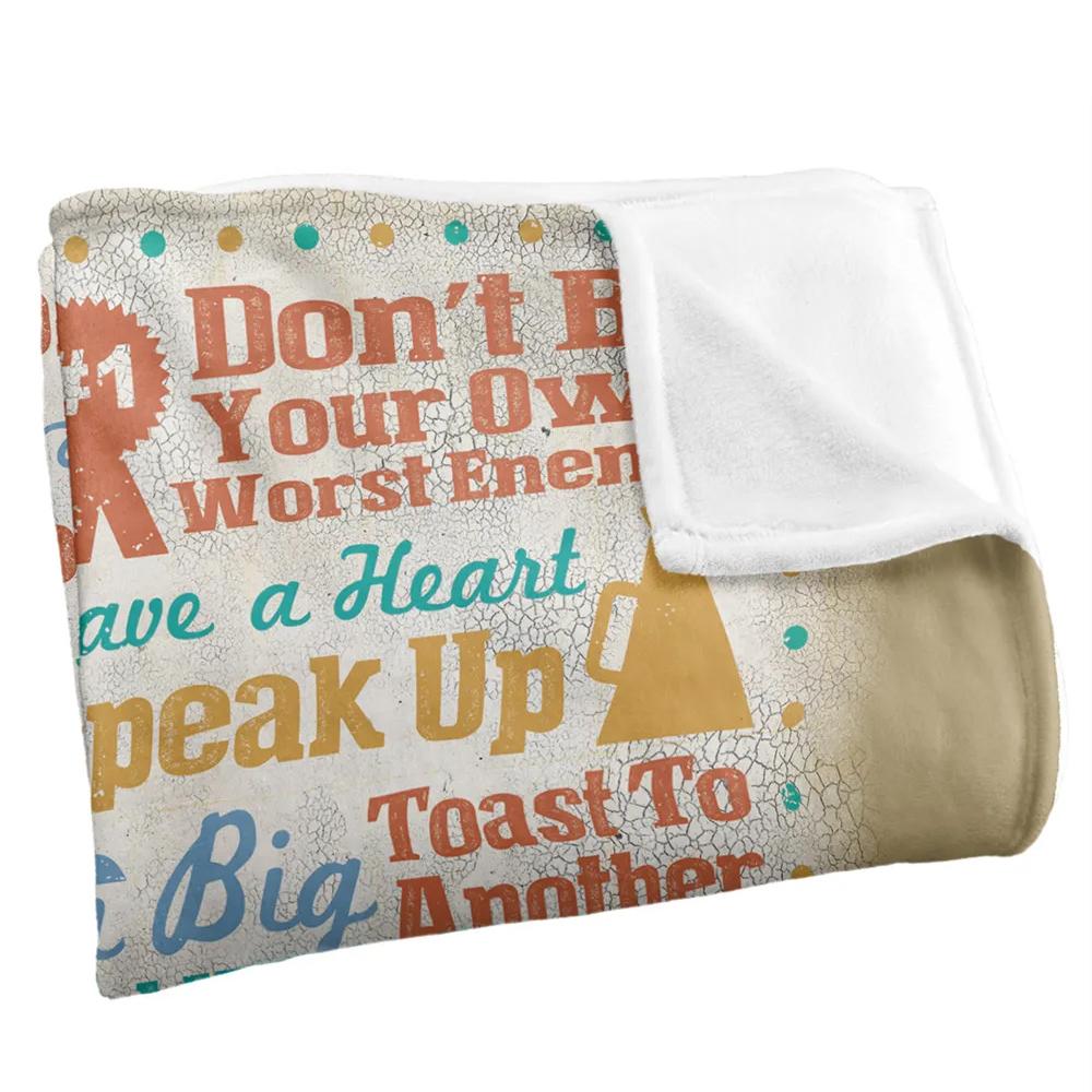 Retrorocket Studio Just Be Awesome Seidige Supersofte Decke