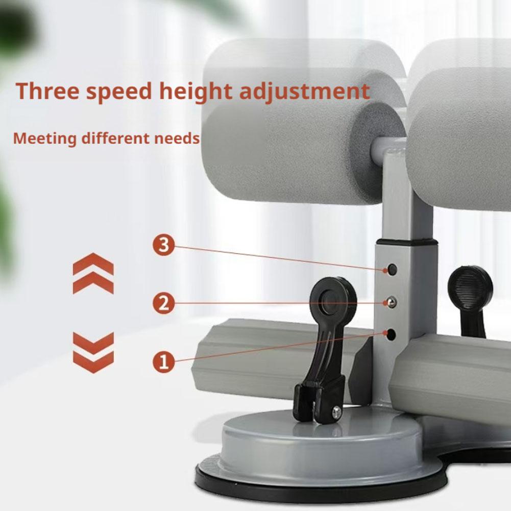 Nordic Hamstring Curl Strap with 2 Strong Suction Cups Adjustable Foot Holder Abs Master Assistant Device Portable Sit-up Aids