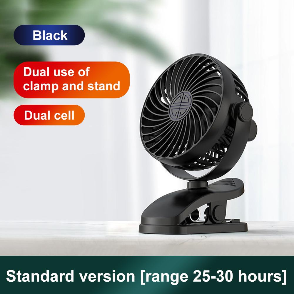 Portable Wearable Clip-On Desktop Fan Convenient and Lightweight for Home Office Use