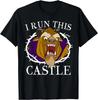 Hitte Mode Casual Disney Belle en het Beest Ik Run Dit Kasteel Doorn Portret T-shirt S-4XL Vier Seizoenen