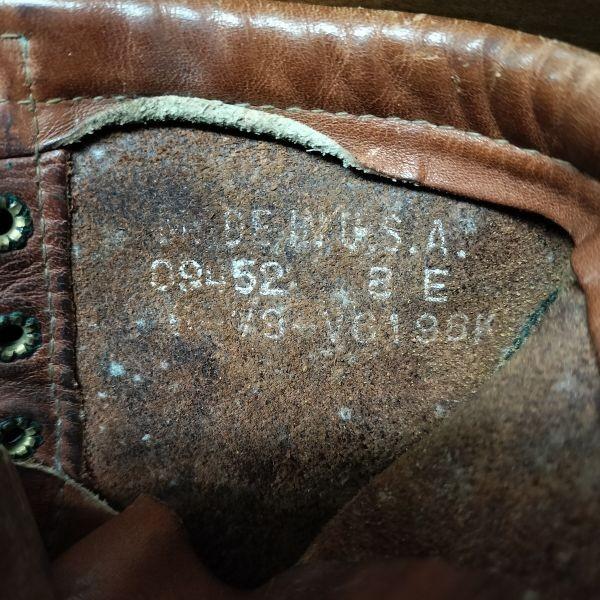Vintage logger boots 26 brown USA 70s-80s?(USED)