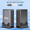 200W High-Power Multi-Port GaN Charger with PD100W Fast USB Charging for Mobile Phones