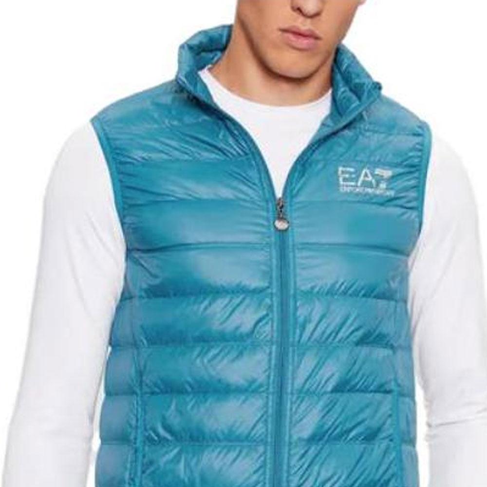 EMPORIO ARMANI EA7 Vest Men's Blue 8NPQ01-PN29Z-1584