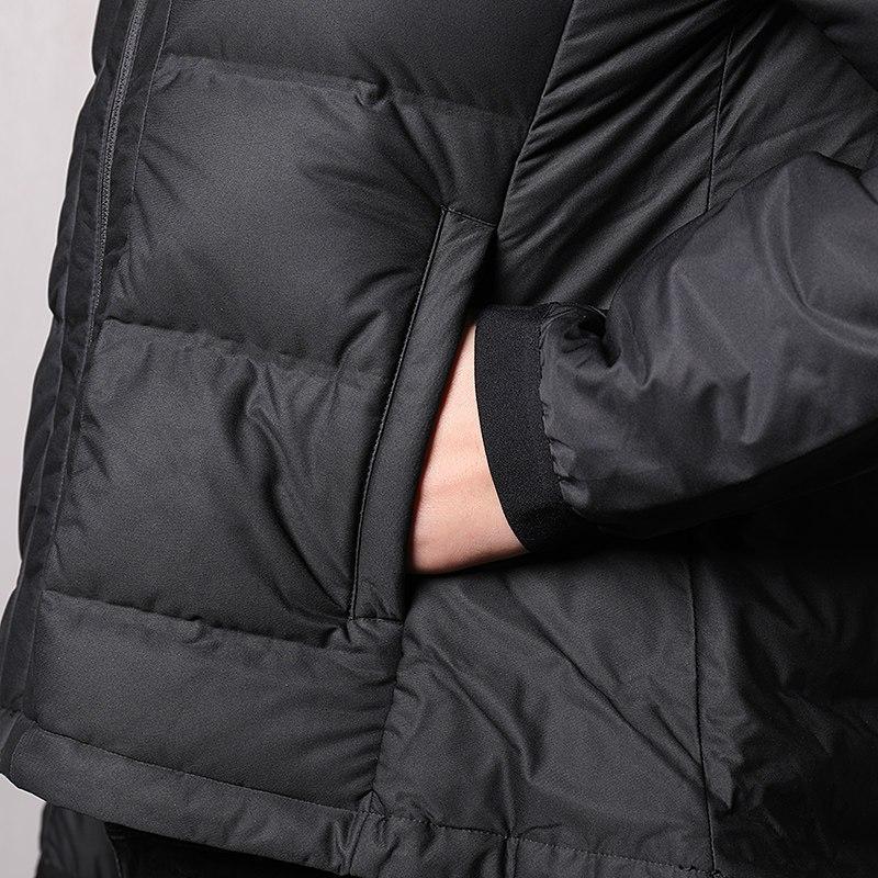 Adidas Hooded Windproof Warm Long Sleeve Down Jacket Women Jacket Black DM1962