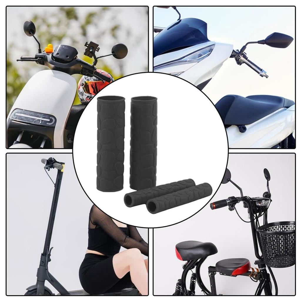 Humdcdy Motorcycle Lever Cover,Motorcycle Grip Cover,Vista Anti-Slip Soft Lever Cover | Shockproof Handlebar Cover, Protects Brake Lever From Shock